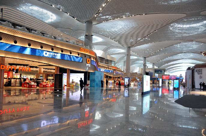 İstanbul Havalimanı'nda son durum görüntülendi