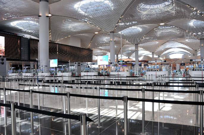 İstanbul Havalimanı'nda son durum görüntülendi