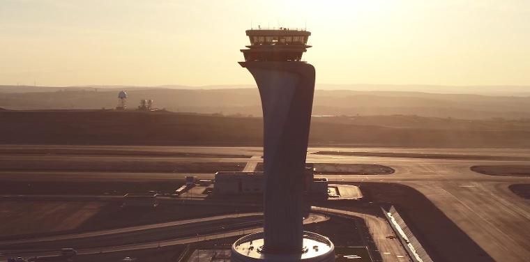 İstanbul Havalimanı'nda son durum görüntülendi