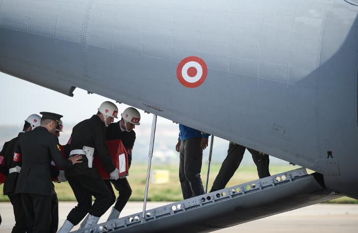 Azez şehidi Yüzbaşı Özdemir için uğurlama töreni