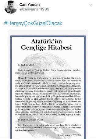 Sanatçılar 'herşeyçokgüzelolacak' dedi