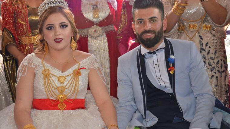İstanbul’dan gelin gitti! Düğünde bir kilo altın takıldı