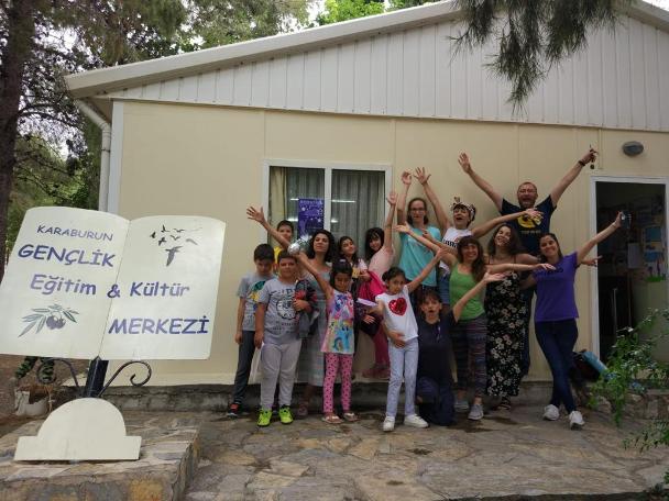 Hayalciler, 1 hafta boyunca Karaburun çocuklarıyla buluşuyor