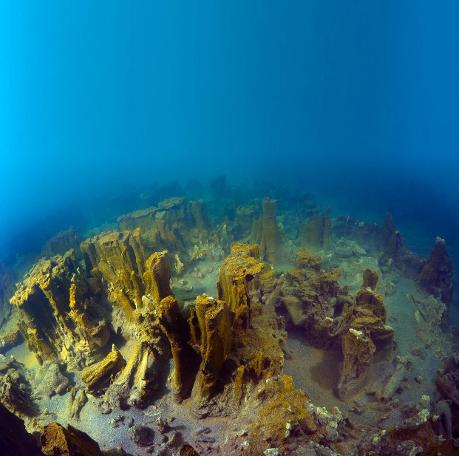 Van Gölü'ne su altı zenginlikleri için dalıyorlar