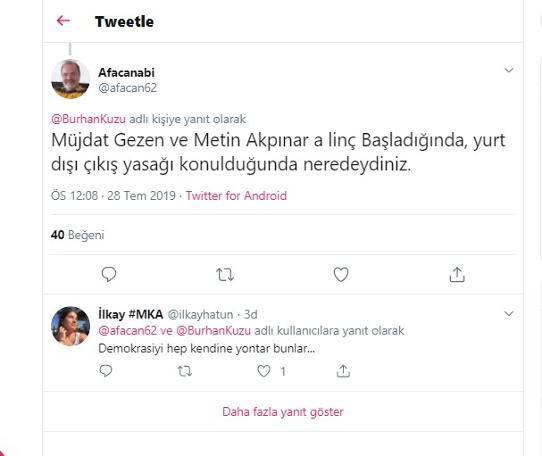 Burhan Kuzu Seray Sever’e sahip çıktı