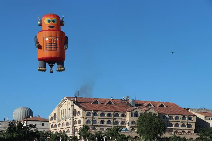 Ürgüp, 11 ülkeden 16 farklı şekilde balonla renklendi