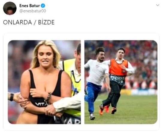 Enes Batur sahaya giren Youtuber'ı yerden yere vurdu