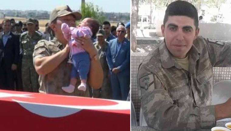 50 günlük Elçin babasını uğurladı!