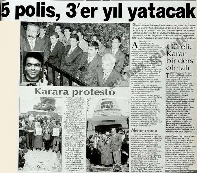 Katledilen gazeteci: Metin Göktepe