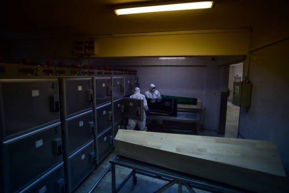 İstanbul'da koronavirüs definleri görüntülendi