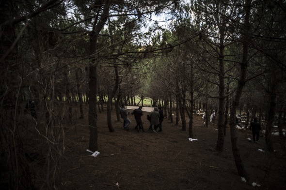 İstanbul'da koronavirüs definleri görüntülendi