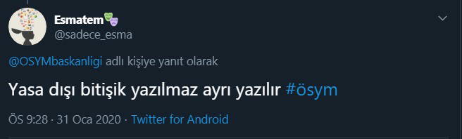 ÖSYM yine sosyal medyanın gündeminde