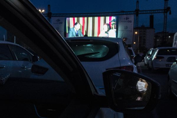 İstanbul’da arabalı açık hava sinema keyfi