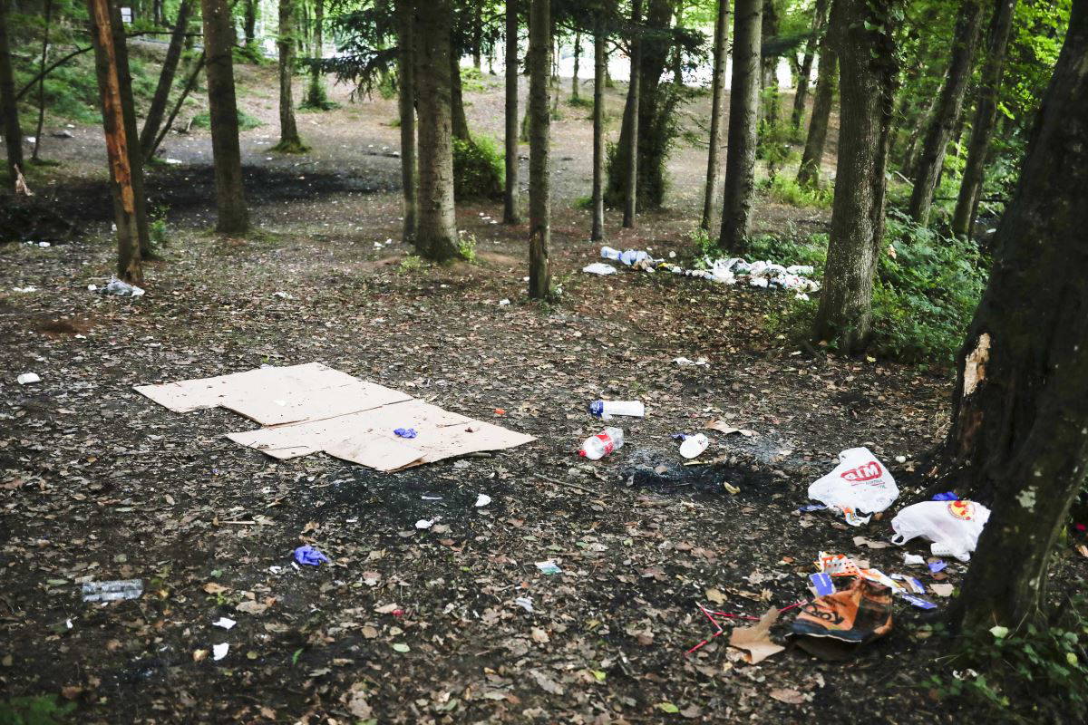 Belgrad Ormanı'nı çöplüğe çevirdiler