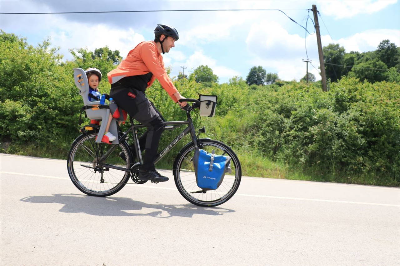 Su tasarrufu için 2 bin 400 kilometre pedal çevirecekler