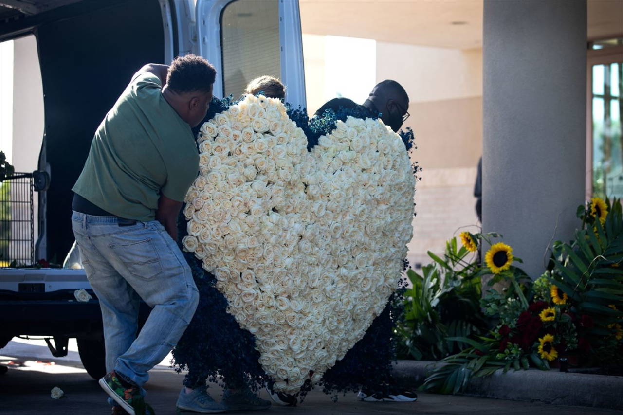 ABD'de polis şiddetiyle öldürülen Floyd için üçüncü cenaze töreni düzenlendi