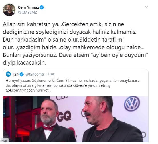 Cem Yılmaz'dan 'Ozan Güven'e yardım etti' iddialarına sert yanıt