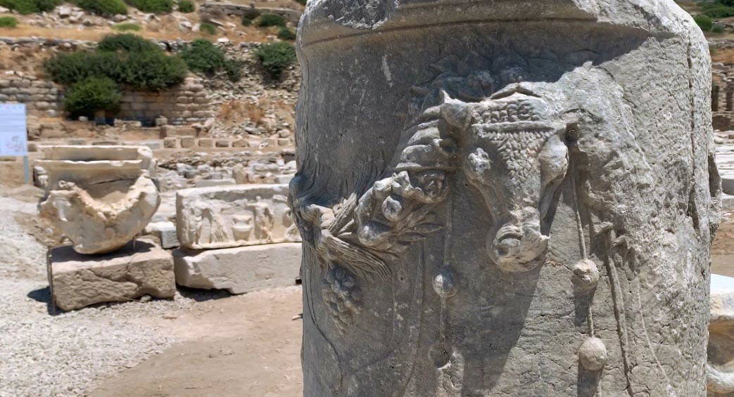 3 bin yıllık Knidos Antik Kenti'nde yapılar yeniden yükseliyor