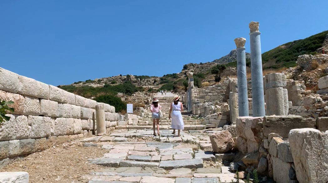 3 bin yıllık Knidos Antik Kenti'nde yapılar yeniden yükseliyor