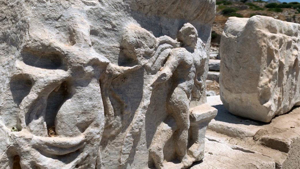 3 bin yıllık Knidos Antik Kenti'nde yapılar yeniden yükseliyor