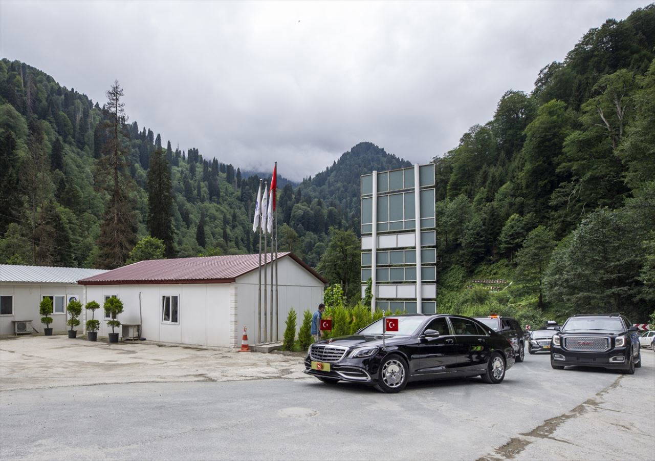 Cumhurbaşkanı Erdoğan, Ayder Yaylası'nda