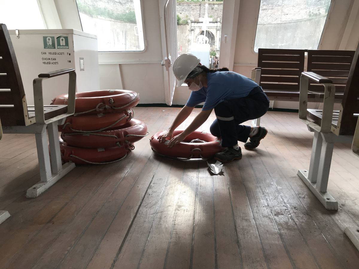 Şehir Hatlarında bir ilk: 5 kadın gemici iş başı yaptı