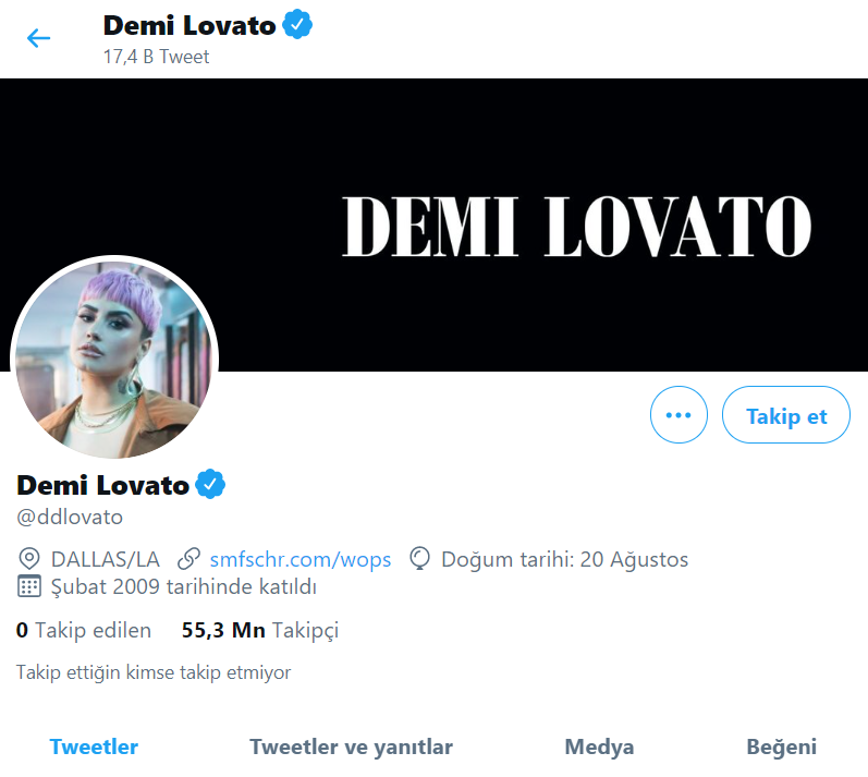 Twitter’da en fazla takipçi sayısına sahip hesaplar açıklandı