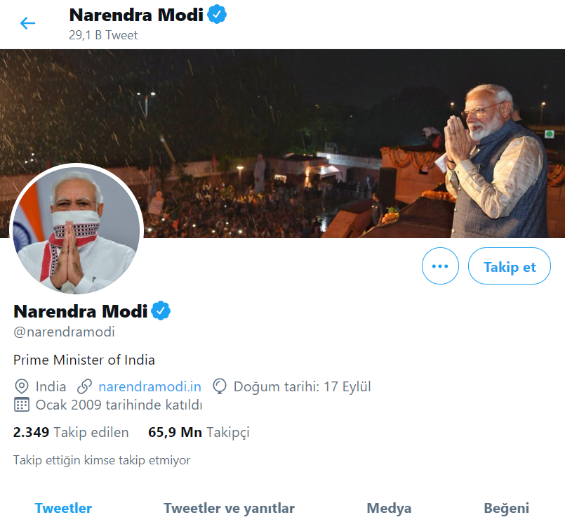 Twitter’da en fazla takipçi sayısına sahip hesaplar açıklandı