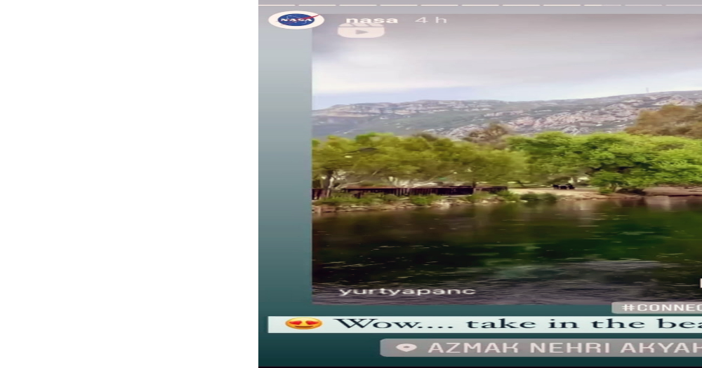 NASA’dan Akyaka Azmak nehri paylaşımı