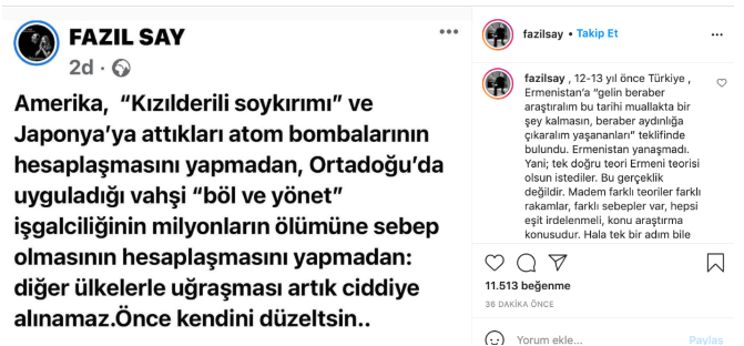 Ünlü piyanist Fazıl Say'dan 