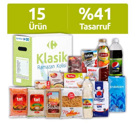 Kriz ramazan kolilerine de yansıdı