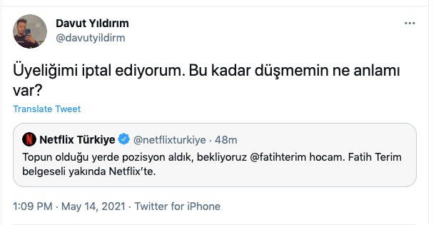 Netflix'e Fatih Terim tepkisi! Üyeliklerini iptal ediyorlar...