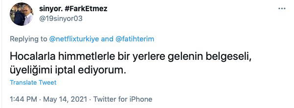 Netflix'e Fatih Terim tepkisi! Üyeliklerini iptal ediyorlar...
