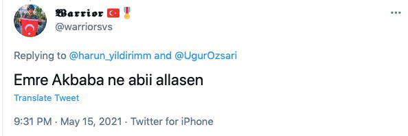 Galatasaray taraftarından Emre Akbaba'ya sert tepki