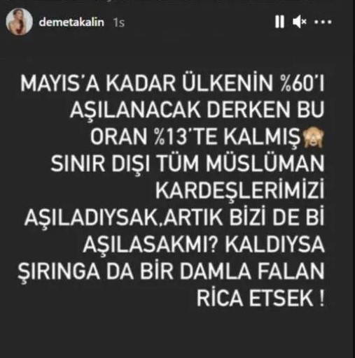 Demet Akalın’dan Fahrettin Koca’ya aşı tepkisi: 