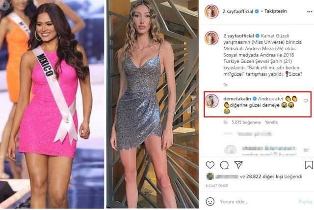 Şevval Şahin'den Demet Akalın'a: Umarım kendini geliştirirsin