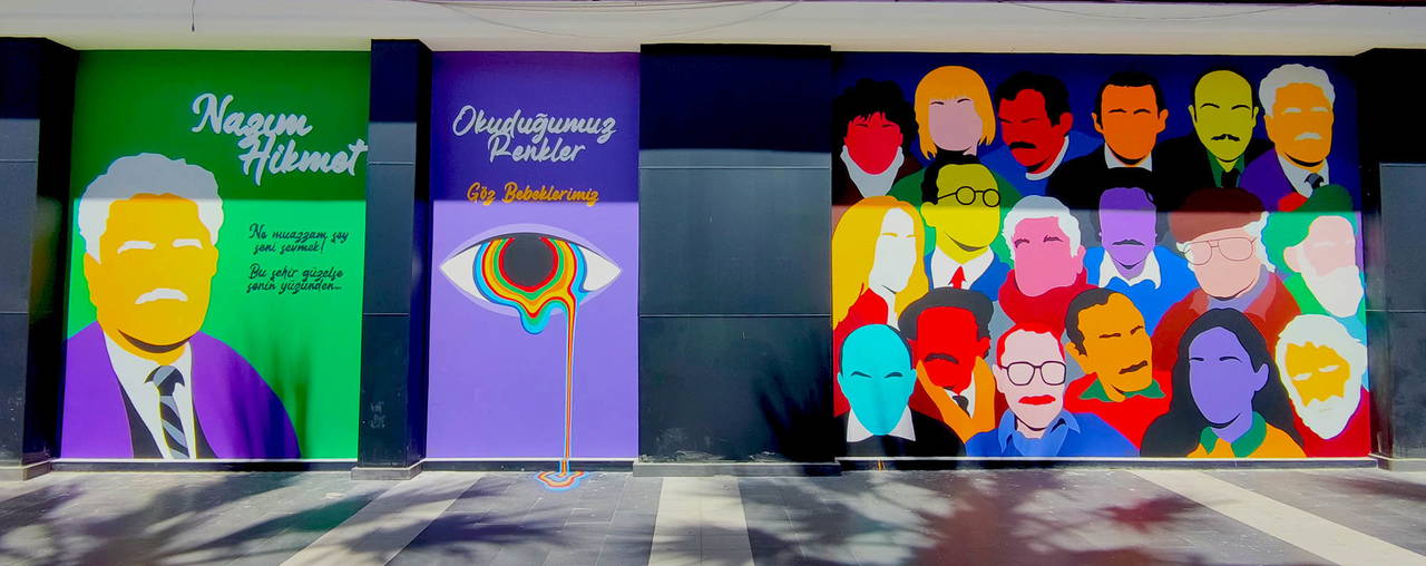 Kuşadası'nda sanat sokakta