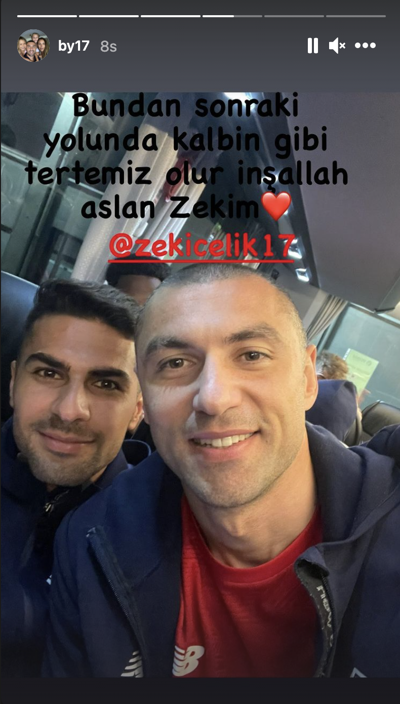 Burak Yılmaz'ın paylaşımları, 