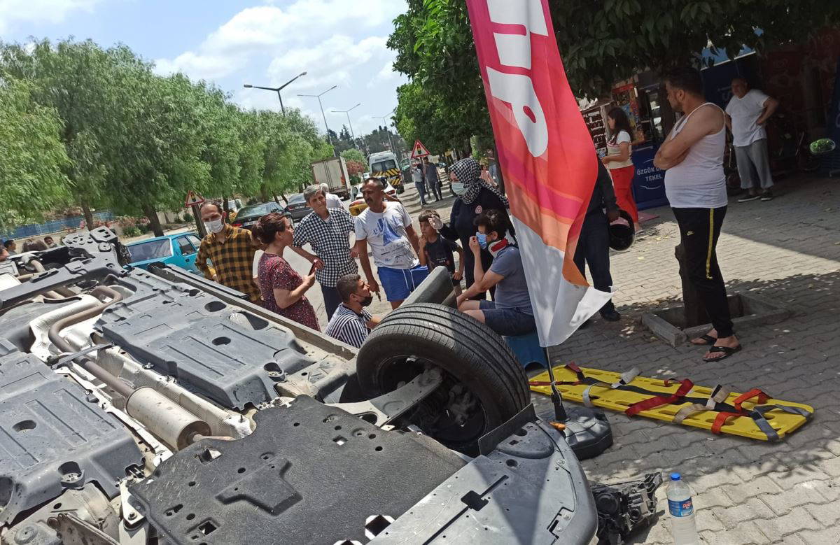 İlker Aksum kaza yaptı