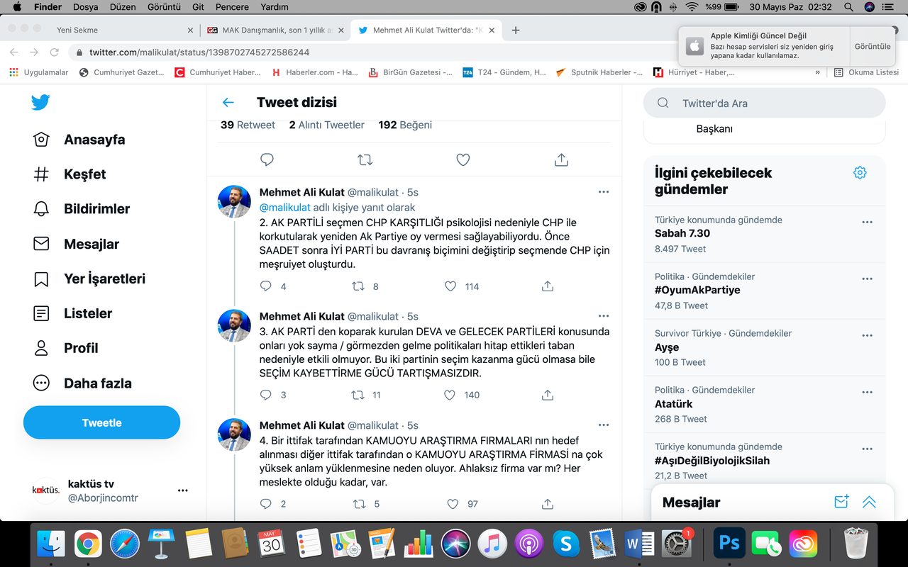 Partilerin oy dengelerinde son durum nasıl? MAK 1 yıllık araştırma sonuçlarını paylaştı