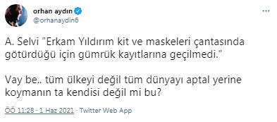 Selvi'nin Erkam Yıldırım 'kulis'ine gelen tepkiler: Yandaş ne iş yapar?