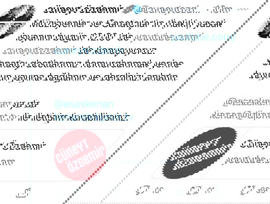 Cüneyt Özdemir'in 'homurdanmayın' paylaşımına sanatçılardan tepki: 'Yayınını da al git'