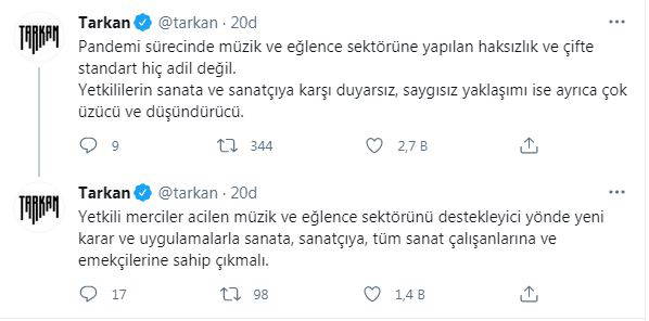 Tarkan'dan 'kademeli normalleşme' tepkisi