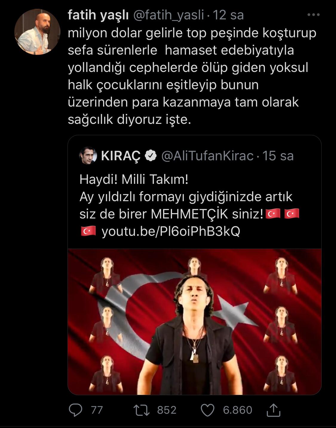 Kıraç'ın milli takım için yaptığı şarkıya tepki yağdı