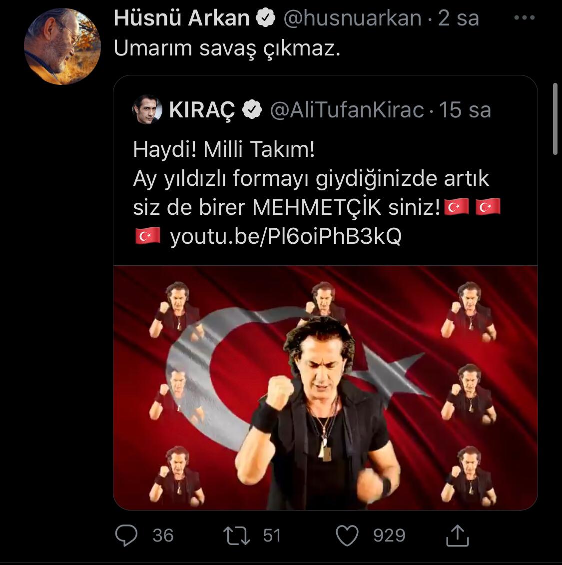Kıraç'ın milli takım için yaptığı şarkıya tepki yağdı