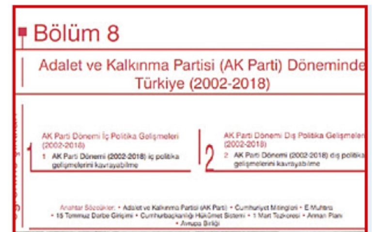 AKP dönemi inkılap tarihine eklendi!