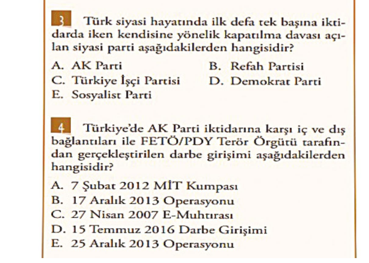 AKP dönemi inkılap tarihine eklendi!