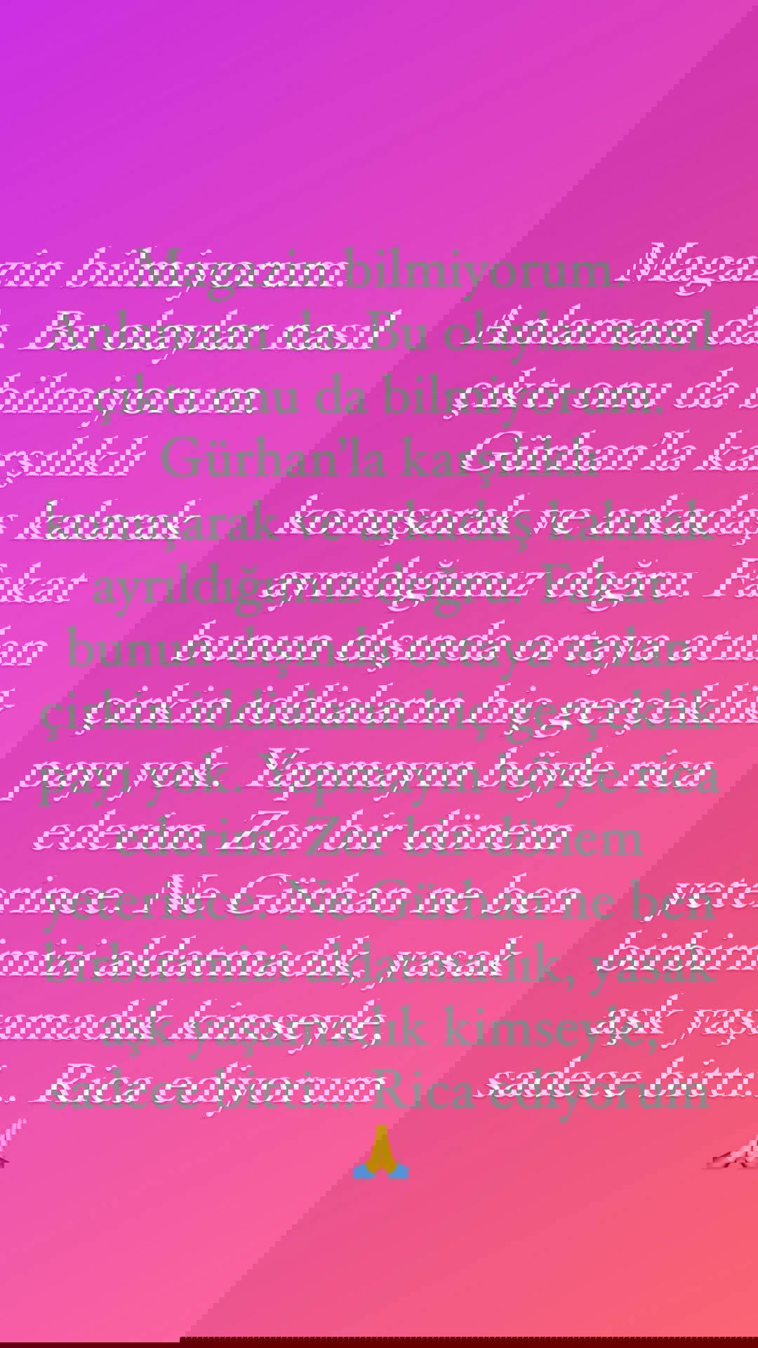 Masumlar Apartman'nın Gülben'i, Merve Dizdar'dan boşanma açıklaması