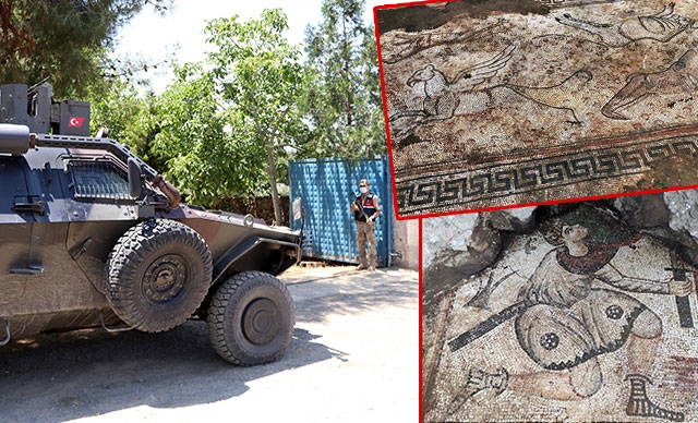 Kaçak kazıda ortaya çıktı! 24 saat korunuyor