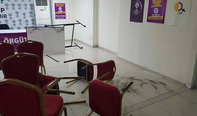 HDP'ye yapılan silahlı saldırı sonrası ilk görüntüler